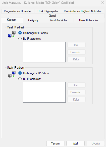 Remote IP address